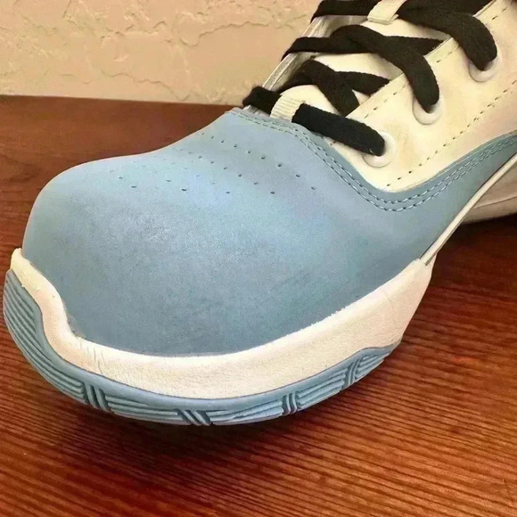 Avenger Work Boots Reaction Mid CN A811 Men's Size 8.5 White Blue Black - Picture 7 of 13